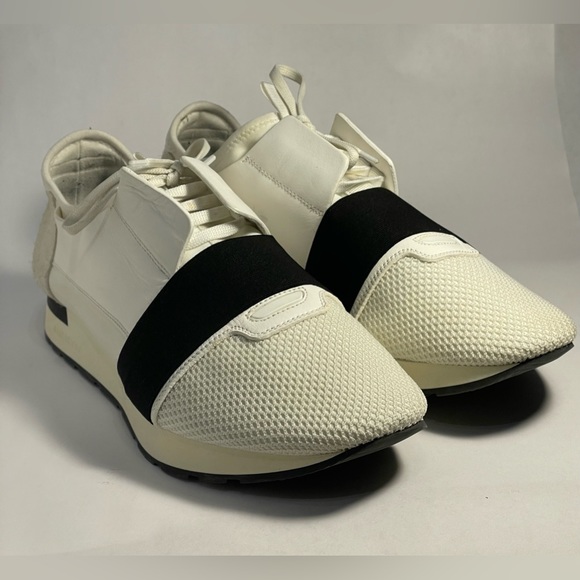 BALENCIAGA - Race Runner Sneakers White - Picture 6 of 7